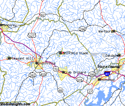 Fairfield glade 2025 to nashville tn