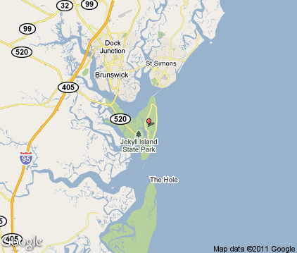 Jekyll Island .org Map