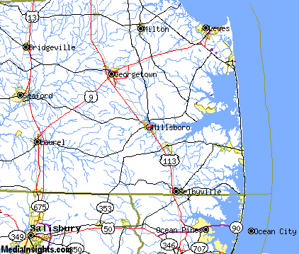 millsboro map delaware transportation each enlarge thumbnail