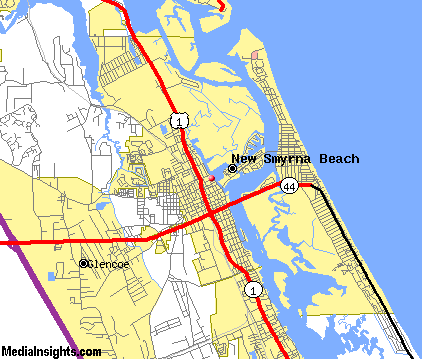 New Smyrna Beach .com Map