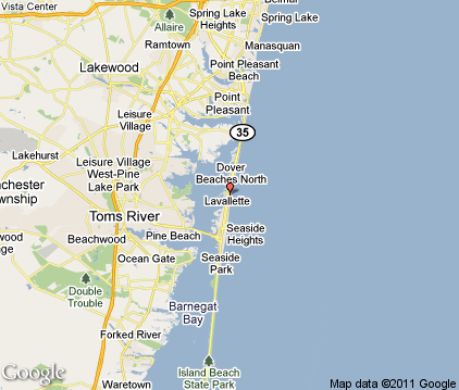 Ocean Beach Nj Map Ocean Beach Vacation Rentals, Hotels, Weather, Map And Attractions