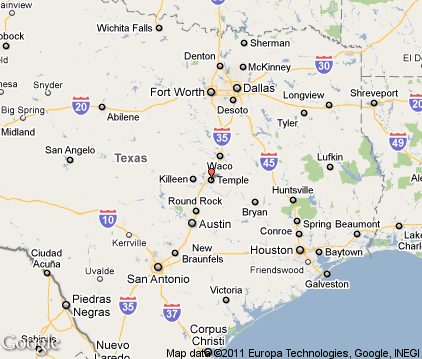 Map Of Temple Texas Temple Vacation Rentals, Hotels, Weather, Map And Attractions